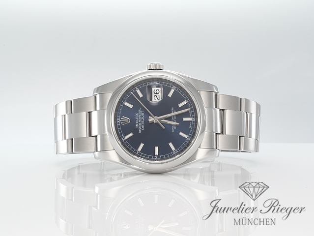 Bild 4 der Galerie: Rolex Datejust 36 mm 116200 Edelstahl 2014 LC100 Automatik Herrenuhr Damenuhr Stahl