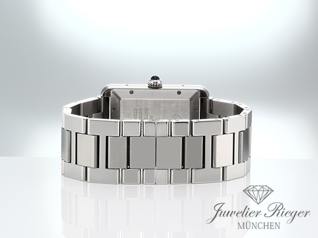 Image 6 of gallery: Cartier Tank Solo XL Edelstahl 2019 Automatik W5200028 Herren Damen Stahl