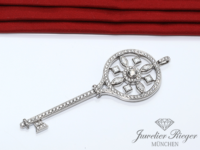 Bild 4 der Galerie: Tiffany & Co. Keys Kaleidoskope Anhänger Platin 950 Diamanten Platinum