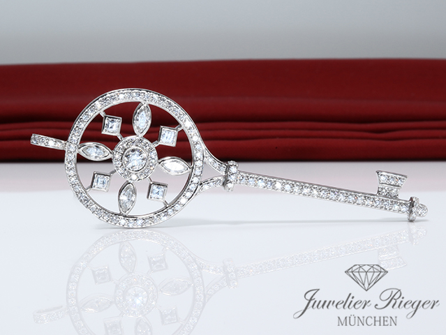 Bild 3 der Galerie: Tiffany & Co. Keys Kaleidoskope Anhänger Platin 950 Diamanten Platinum