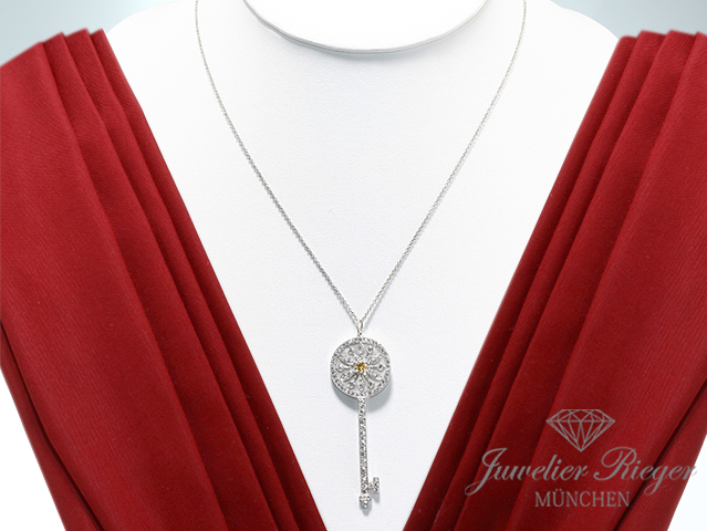 Bild 1 der Galerie: Tiffany & Co. Keys Star Sternschlüssel Platin 950 Diamanten Gelber Diamant