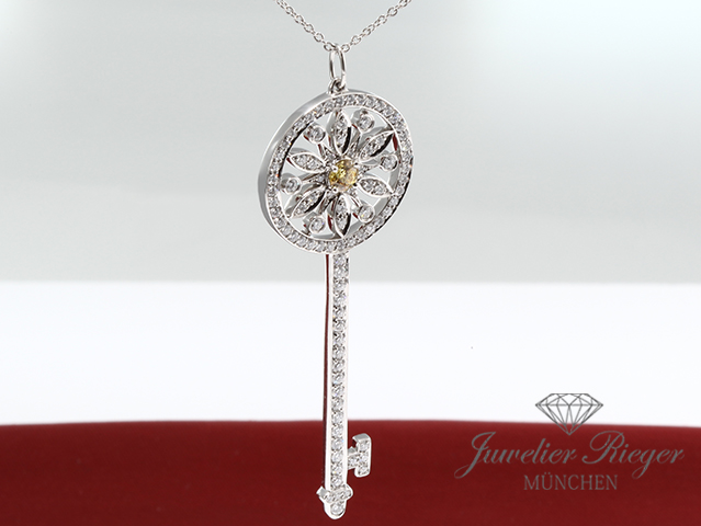 Bild 3 der Galerie: Tiffany & Co. Keys Star Sternschlüssel Platin 950 Diamanten Gelber Diamant