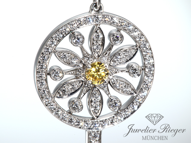 Bild 4 der Galerie: Tiffany & Co. Keys Star Sternschlüssel Platin 950 Diamanten Gelber Diamant