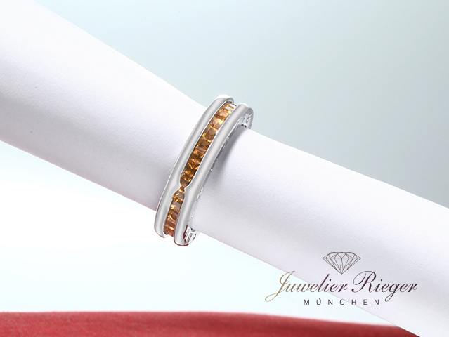 Bild 3 der Galerie: Bulgari B Zero 1 Ring 1-Band Weissgold 750 Citrin Größe 50 Gold