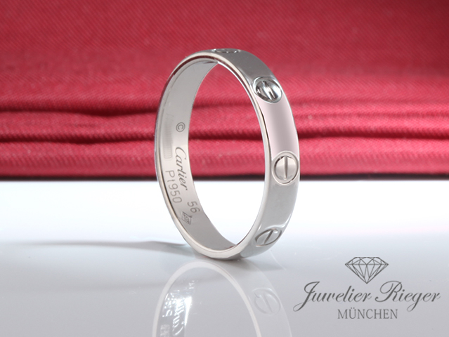 Bild 1 der Galerie: CARTIER RING LOVE Kleines Modell PLATIN 950 GRößE 56 PLATINUM