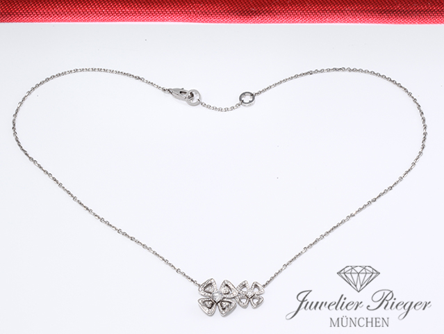 Bild 4 der Galerie: Bulgari Collier Fiorever Weissgold 750 Diamanten 2024 354489 Kette Gold