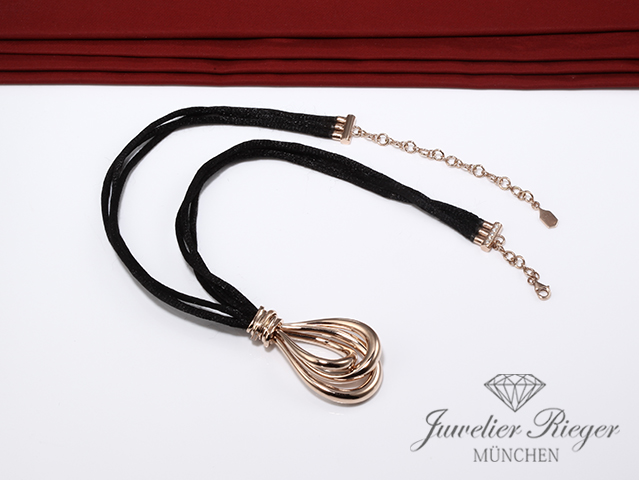 Bild 5 der Galerie: DeGrisogono Collier Allegra Rosegold 750 Diamanten Brillanten Gold Halskette