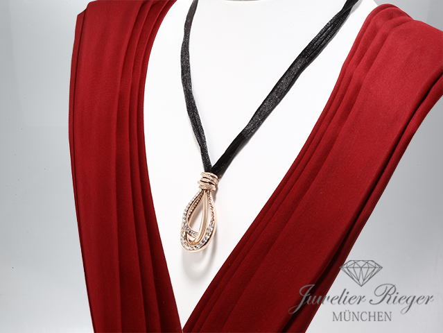 Bild 1 der Galerie: DeGrisogono Collier Allegra Rosegold 750 Diamanten Brillanten Gold Halskette