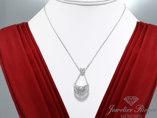 Bild 2 der Galerie: Damiani Collier Diamanten ca. 1,4 ct. Brillanten Weissgold 750 Kette Gold