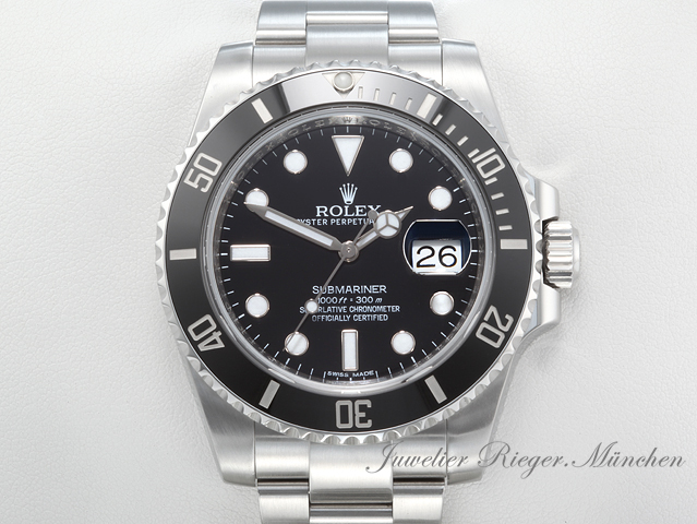 Bild 1 der Galerie: Rolex Submariner Date 40 mm 116610LN 2012 LC100 Edelstahl Automatik