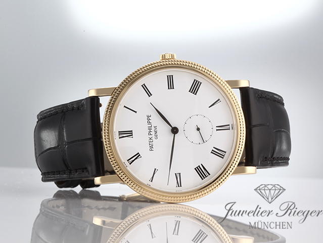 Image 4 of gallery: Patek Philippe Calatrava 5119J-001 2014 Gelbgold 750 Handaufzug Gold