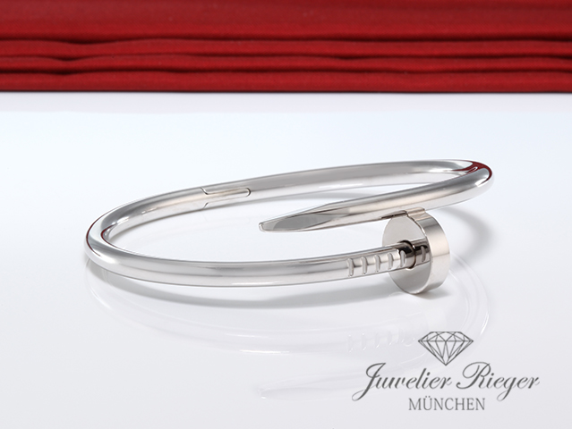 Bild 2 der Galerie: Cartier Armreif Juste un Clou Weissgold 750 Größe 15 Gold B6048317