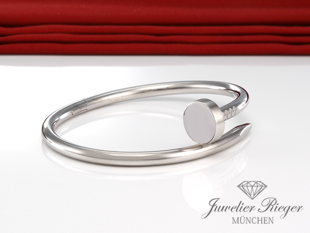 Bild 4 der Galerie: Cartier Armreif Juste un Clou Weissgold 750 Größe 15 Gold B6048317