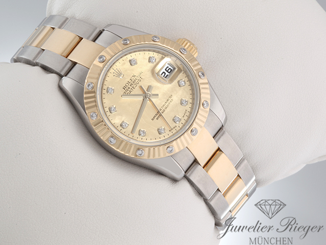 Bild 3 der Galerie: Rolex Lady Datejust 179313 Stahl Gelbgold 750 Goldust Diamanten Automatik Gold
