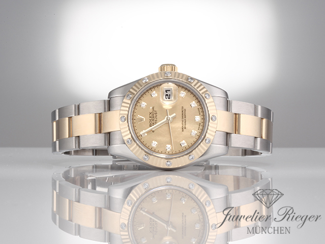 Bild 4 der Galerie: Rolex Lady Datejust 179313 Stahl Gelbgold 750 Goldust Diamanten Automatik Gold