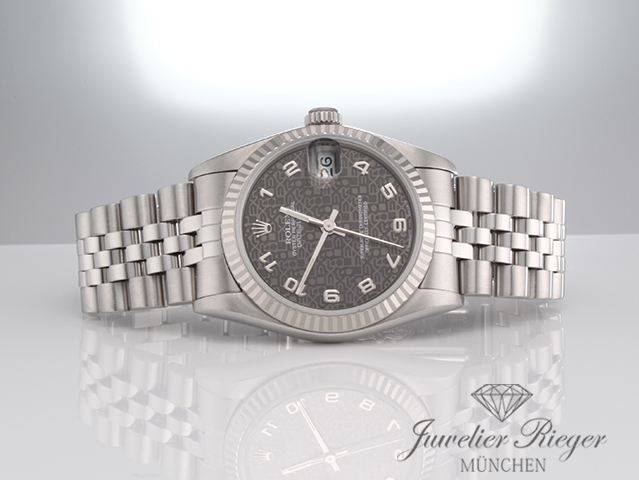 Bild 4 der Galerie: Rolex Medium Datejust 31 mm Stahl Weissgold 750 1997 Automatik Gold Damen