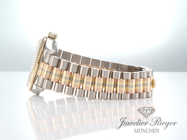 Bild 5 der Galerie: Rolex Medium Datejust Tridor Weissgold Rosegold Gelbgold 750 Diamanten Automatik Gold