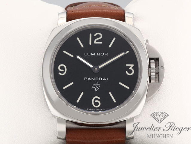 Bild 1 der Galerie: Panerai Luminor Marina Base Logo 44 mm PAM00000 2012 Edelstahl Handaufzug