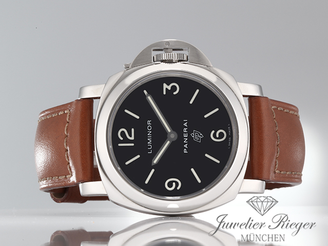 Bild 4 der Galerie: Panerai Luminor Marina Base Logo 44 mm PAM00000 2012 Edelstahl Handaufzug