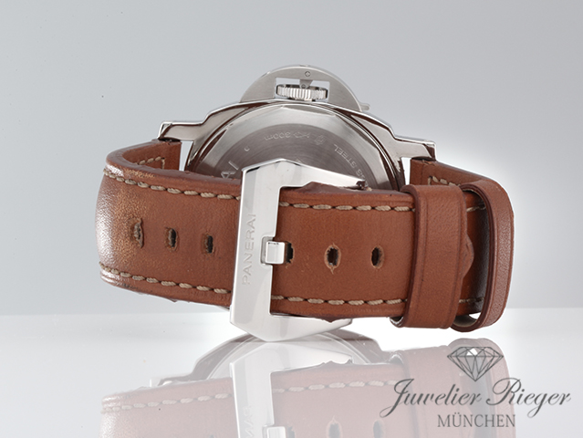 Bild 5 der Galerie: Panerai Luminor Marina Base Logo 44 mm PAM00000 2012 Edelstahl Handaufzug