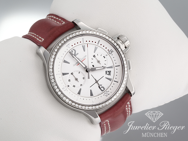 Bild 2 der Galerie: Jaeger Le Coultre Master Compressor Chronograph 148.8.31 Diamanten Edelstahl