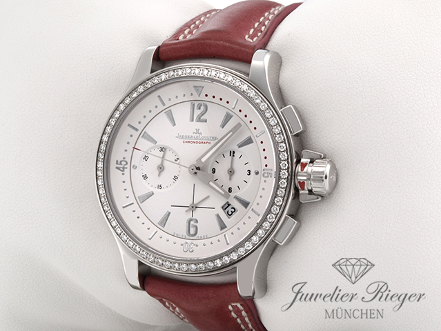 Bild 3 der Galerie: Jaeger Le Coultre Master Compressor Chronograph 148.8.31 Diamanten Edelstahl