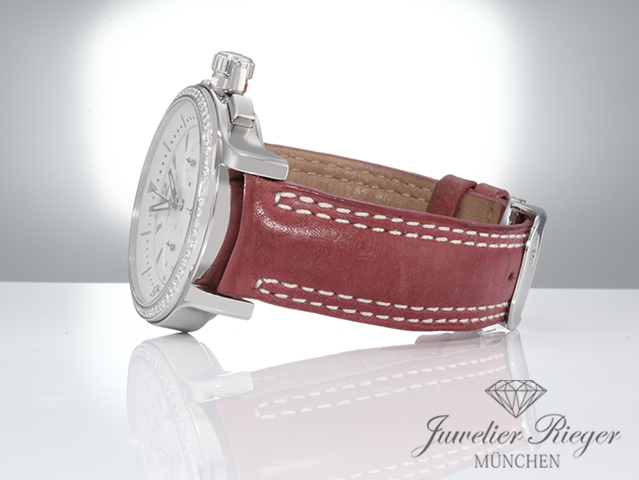 Bild 5 der Galerie: Jaeger Le Coultre Master Compressor Chronograph 148.8.31 Diamanten Edelstahl