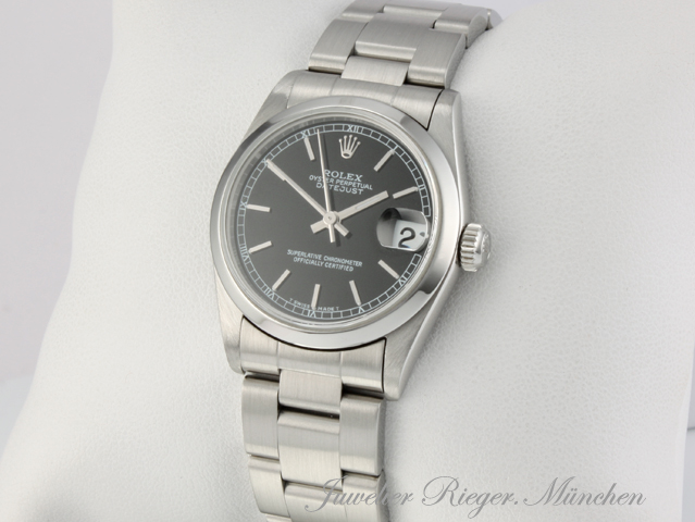 Bild 2 der Galerie: Rolex Medium Datejust 31 mm 1998 Edelstahl Automatik Damenuhr Stahl