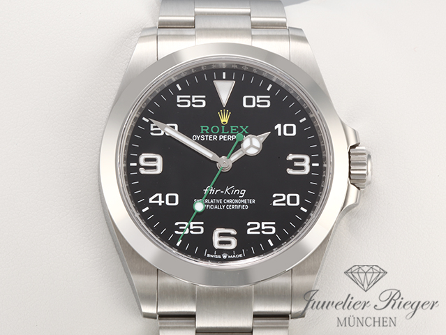 Bild 1 der Galerie: Ungetragen Rolex Airking 40 mm 126900 2022 Edelstahl Automatik Stahl Herrenuhr