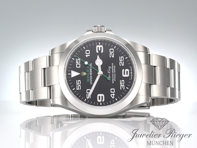 Bild 4 der Galerie: Ungetragen Rolex Airking 40 mm 126900 2022 Edelstahl Automatik Stahl Herrenuhr