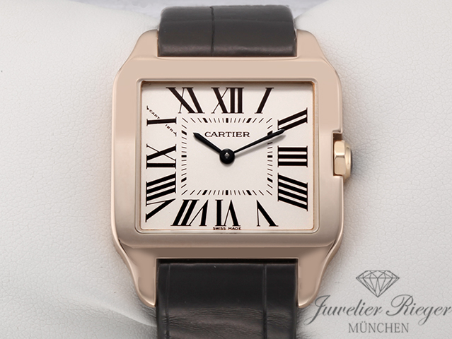 Bild 1 der Galerie: Cartier Santos Dumont Kleines Modell Rosegold 750 W2009251 Gold