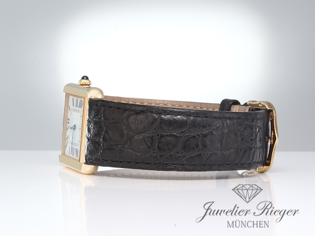 Image 5 of gallery: Cartier Tank Solo Großes Modell Edelstahl Gelbgold 750 W5200004 2020 Stahl Gold