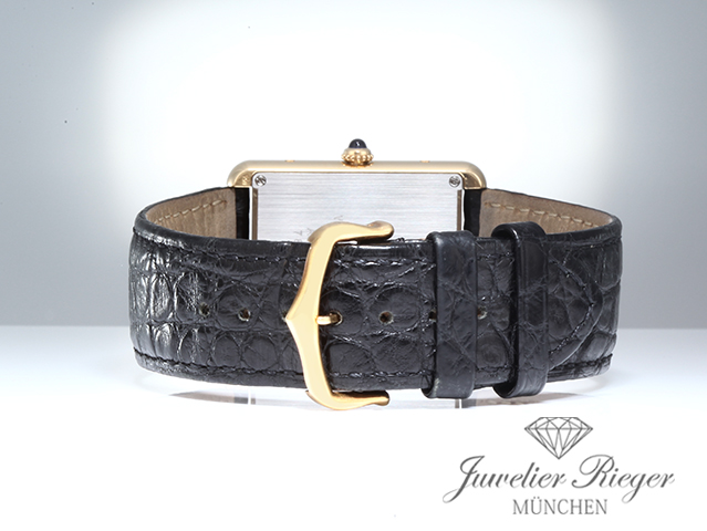 Image 6 of gallery: Cartier Tank Solo Großes Modell Edelstahl Gelbgold 750 W5200004 2020 Stahl Gold