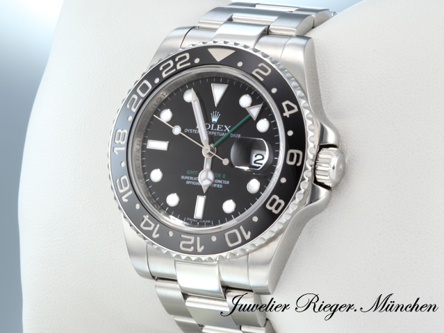 Image 2 of gallery: Rolex GMT Master II 116710LN 2017 LC100 Edelstahl Automatik Stahl Zweite Zeitzone