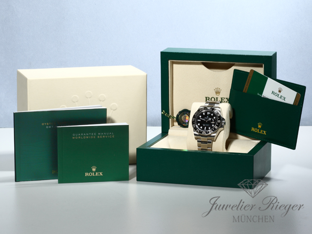 Image 7 of gallery: Rolex GMT Master II 116710LN 2017 LC100 Edelstahl Automatik Stahl Zweite Zeitzone