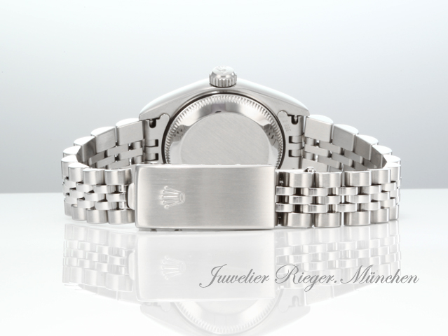 Bild 6 der Galerie: Rolex Lady Datejust Edelstahl Weissgold 750 Cacholong Automatik Stahl Gold