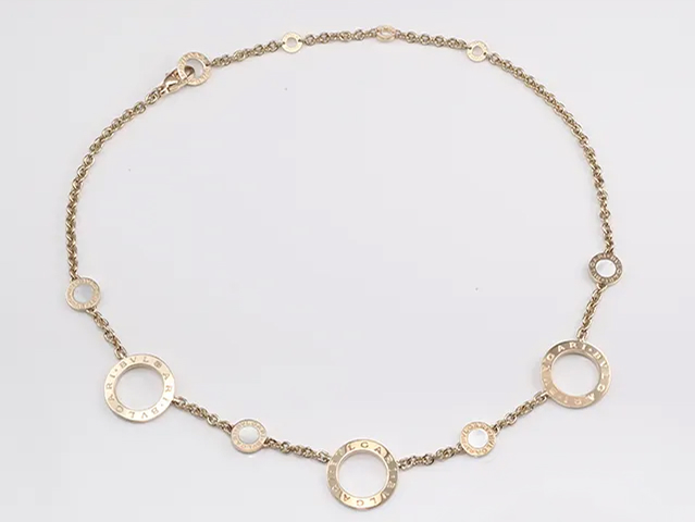 Bild 3 der Galerie: Bulgari Collier Bvlgari Gelbgold 750 Perlmutt Halskette Gold