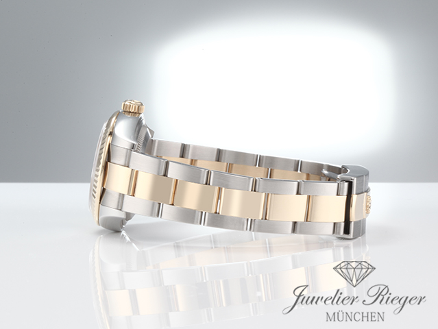 Bild 5 der Galerie: Rolex Lady Datejust 28 mm 279173 Edelstahl Gelbgold 750 Diamanten Automatik Gold