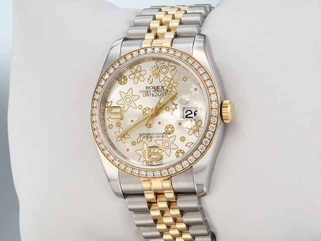 Bild 3 der Galerie: Rolex Datejust 36 mm 116243 2010 Stahl Gelbgold 750 Diamanten Automatik Gold