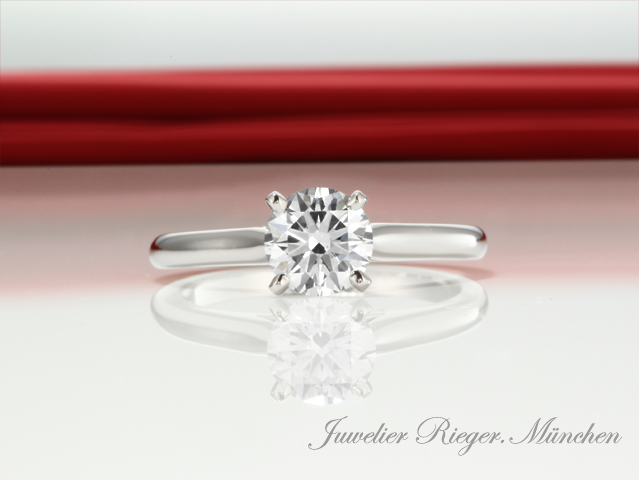 Image 3 of gallery: Cartier Solitär Ring 1895 Platin 950 Diamant 0,83 ct. Gr. 52 Alter 2020 Brillant