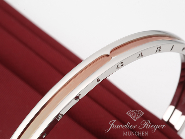 Bild 4 der Galerie: Bvlgari Armreif Offen B-Zero 1 Gr M Edelstahl & Rosegold 750 Bulgari