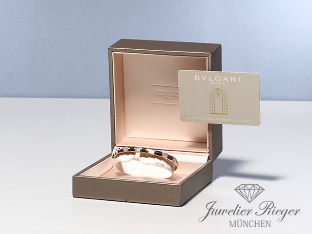 Bild 5 der Galerie: Bvlgari Armreif Serpenti Viper Rosegold 750 Perlmutt Größe M 2019 Gold Bulgari