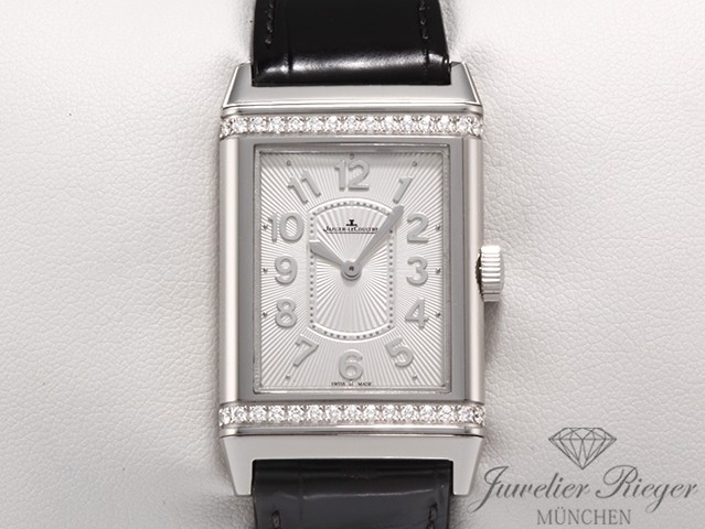 Bild 1 der Galerie: Jaeger Le Coultre Grande Reverso Lady Ultra Thin 268.8.86 Edelstahl Diamanten