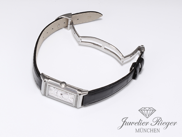 Bild 5 der Galerie: Jaeger Le Coultre Grande Reverso Lady Ultra Thin 268.8.86 Edelstahl Diamanten
