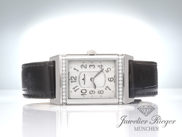 Bild 6 der Galerie: Jaeger Le Coultre Grande Reverso Lady Ultra Thin 268.8.86 Edelstahl Diamanten