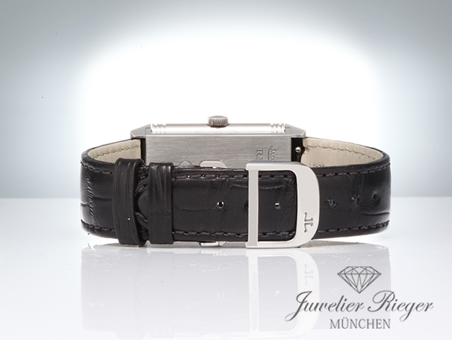 Bild 8 der Galerie: Jaeger Le Coultre Grande Reverso Lady Ultra Thin 268.8.86 Edelstahl Diamanten