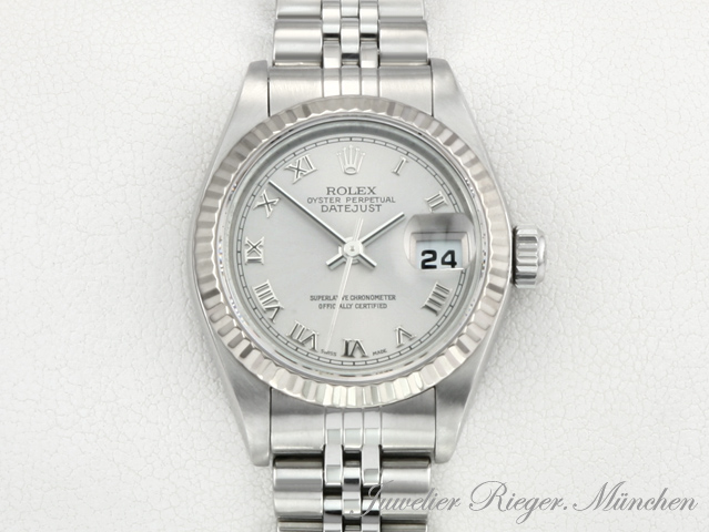 Image 1 of gallery: Rolex Lady Datejust Stahl Weissgold 750 2000 Automatik Gold Damen