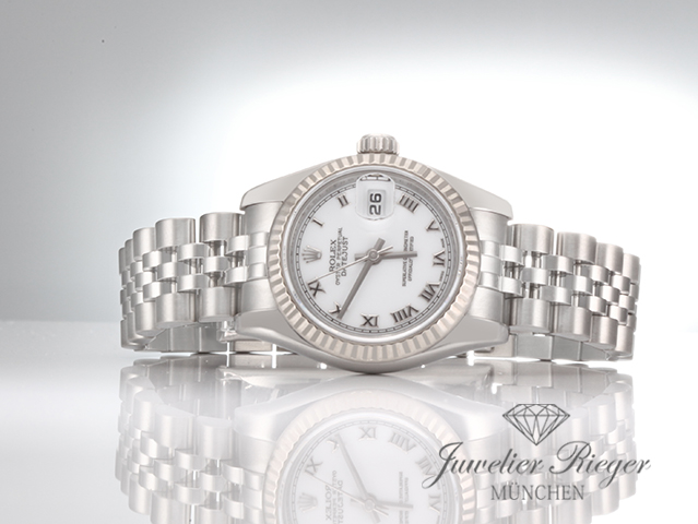 Bild 4 der Galerie: Rolex Lady Datejust Stahl Weissgold 750 179174 2008 Automatik Gold