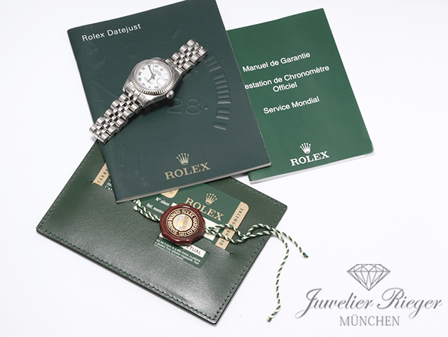 Bild 7 der Galerie: Rolex Lady Datejust Stahl Weissgold 750 179174 2008 Automatik Gold