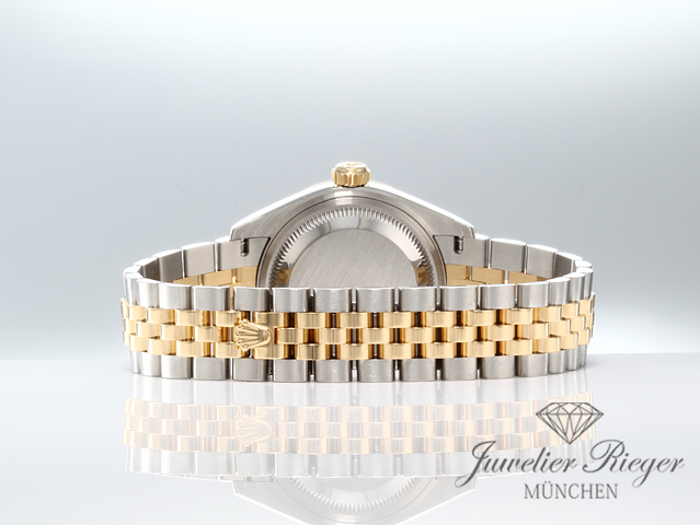 Image 6 of gallery: Rolex Lady Datejust 28 mm 279173 Edelstahl Gelbgold 750 Diamanten Automatik Gold
